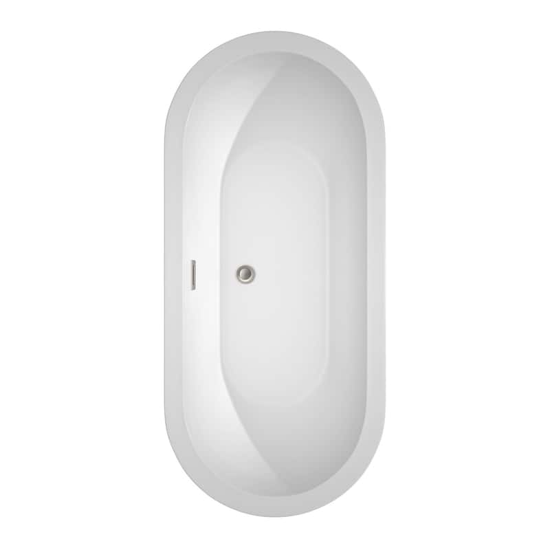 Wyndham Collection Soho 68" Free Standing Acrylic Soaking Tub with
