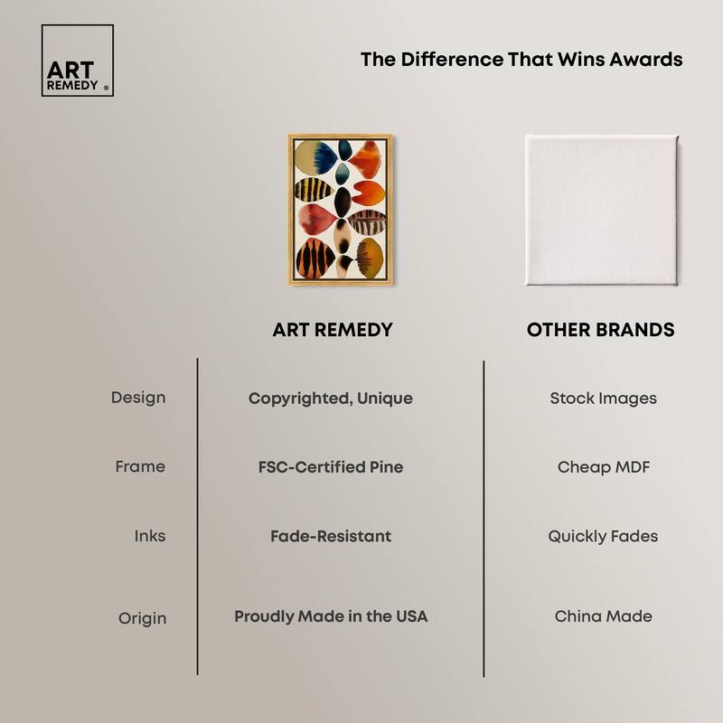 Assembled Pieces II Canvas by Art Remedy