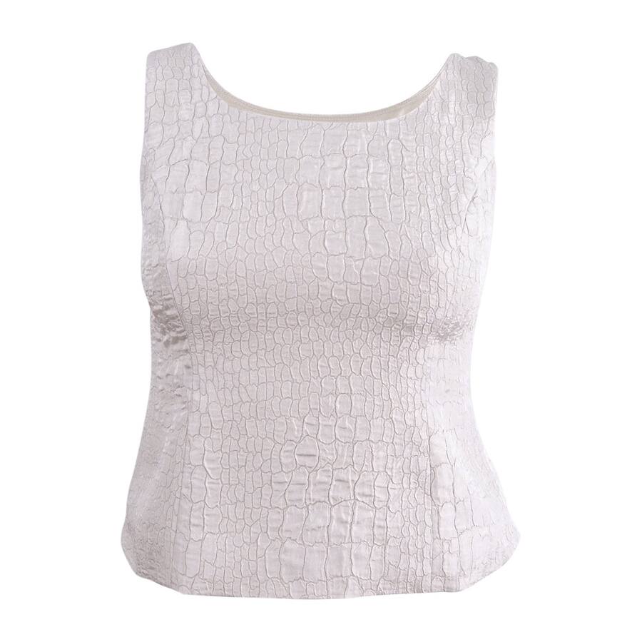 Kasper Women's Petite Jacquard Shell Top