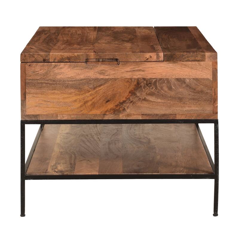 Elk Home Carey Natural Wood 30 Inch Wide Coffee Table