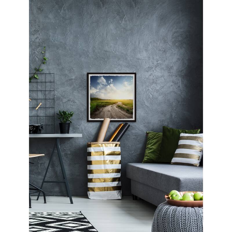 'Path Less Taken' Framed Painting Print - Overstock - 35538727