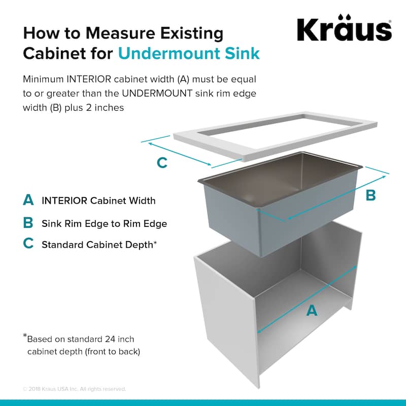 KRAUS Standart PRO Stainless Steel 23 inch Undermount Kitchen Sink