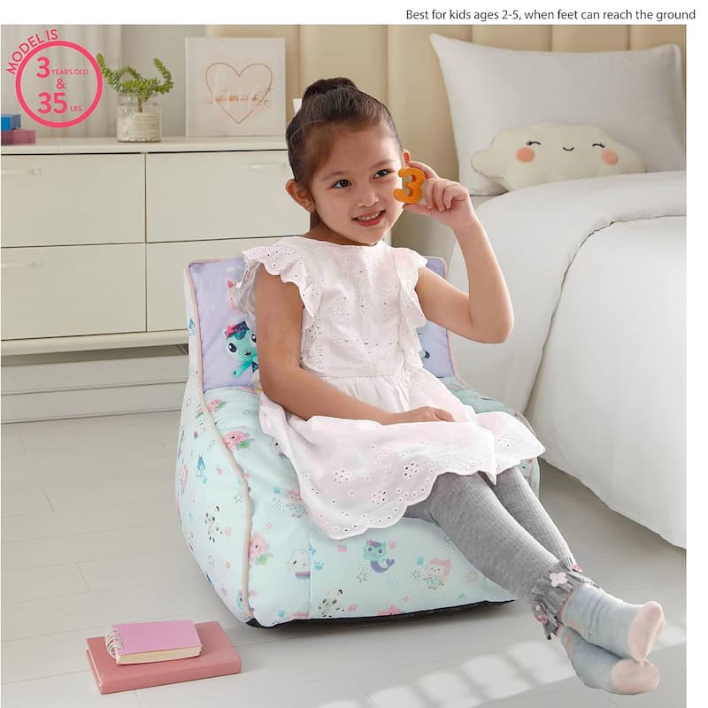 Gabby's Dollhouse Kids Bean Bag Chair