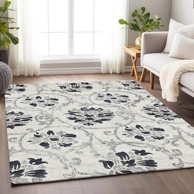 Premium Washable Super Soft Persian Floral Mayfield Rug