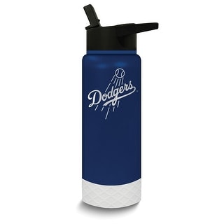 MLB Los Angeles Dodgers Stainless Steel Silicone Grip 24 Oz. Water ...