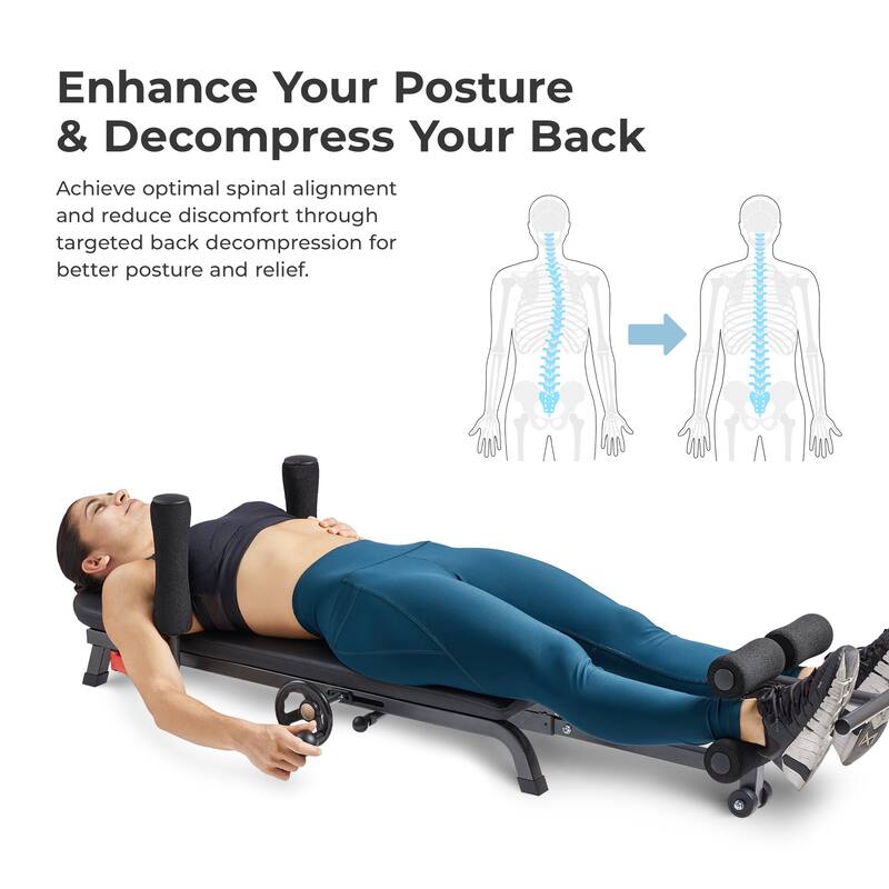 Sunny Health & Fitness Adjustable Stretch and Decompression Table - SF-BH624089