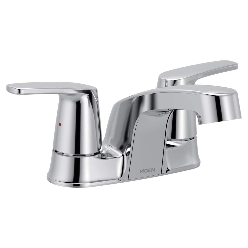 Moen 6499572 Chateau 1.2 GPM Centerset Bathroom Faucet with Pop-Up - Polished Chrome