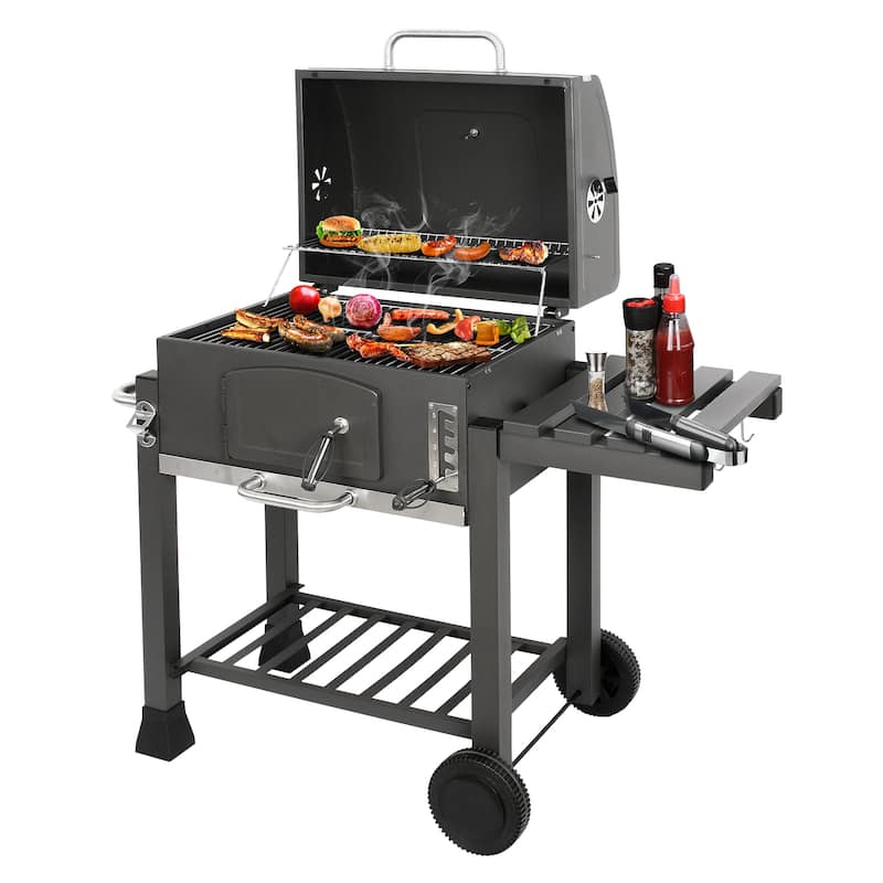 Grillfest 24 in deluxe charcoal grill