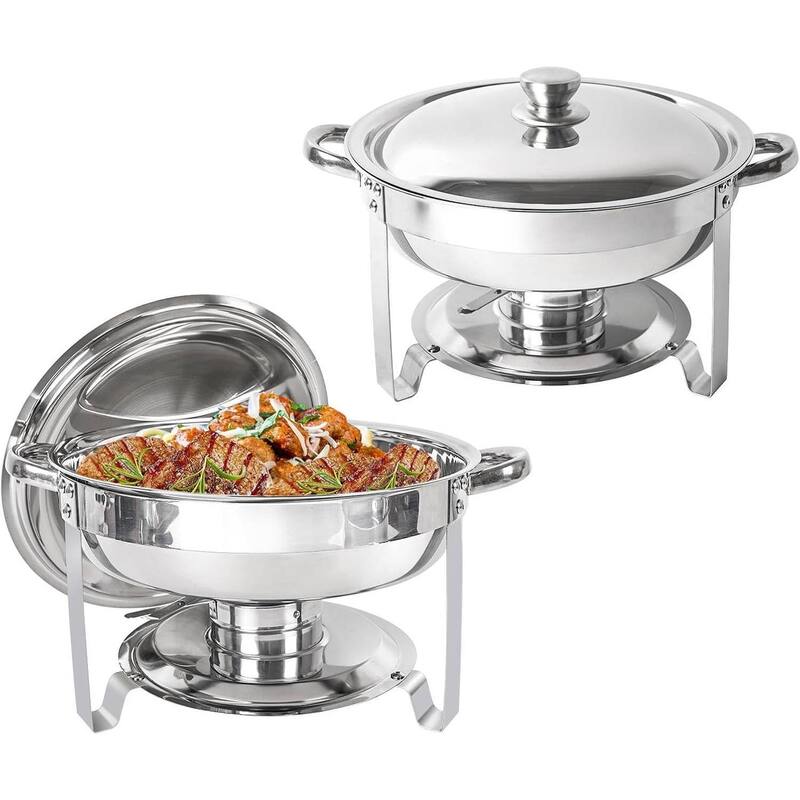 Portable Buffet Server, Commercial Soup Warmer Set - 2 Pcs