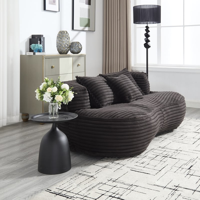 Comfort Lounger High Back Bean Bag Chair