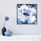 preview thumbnail 16 of 16, iCanvas "Little Blue II" by Eva Watts Framed Canvas Print