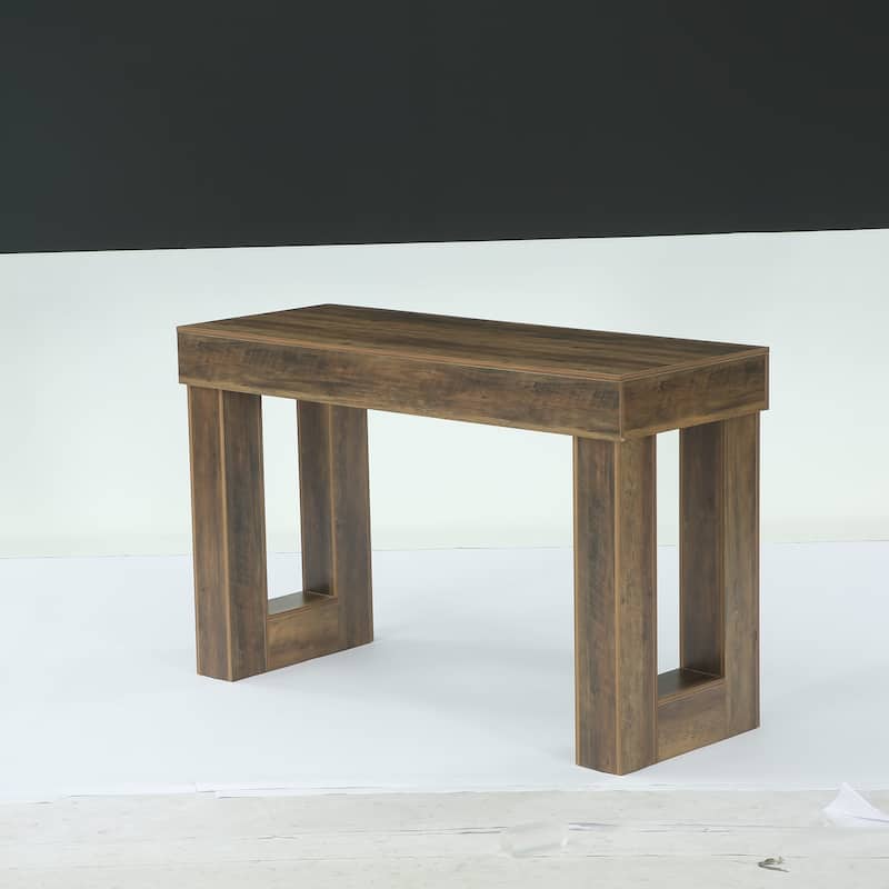 63-Inch Bar Table - N/A - Brown