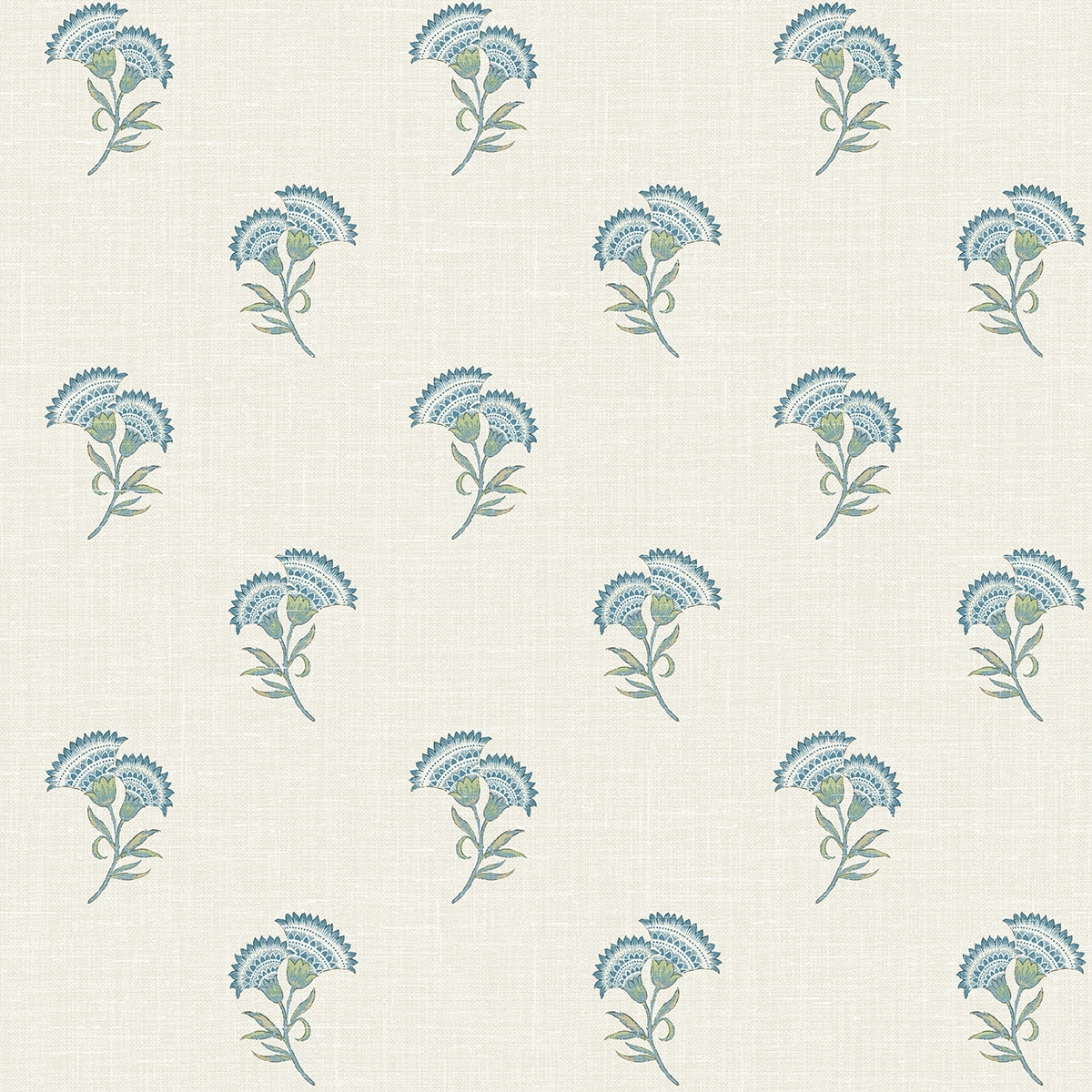 Seabrook Designs Lotus Branch Floral Nonwoven Unpasted Wallpaper