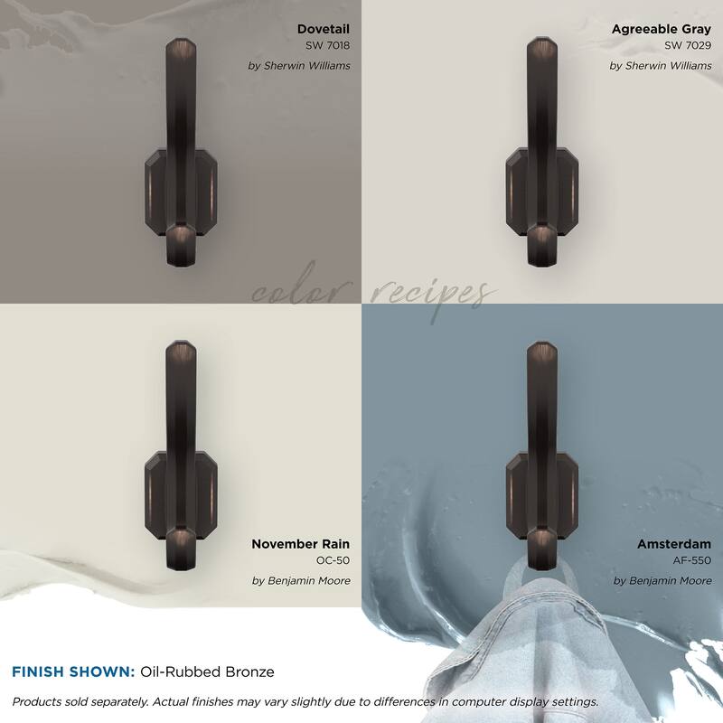 Amerock Granlyn Double Prong Decorative Wall Hook