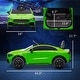 preview thumbnail 27 of 28, Licensed Mercedes-Benz AMG CLA 45 12V Kids Electric Ride On Car with Remote Control, LED Lights, Music, Suspension, Black