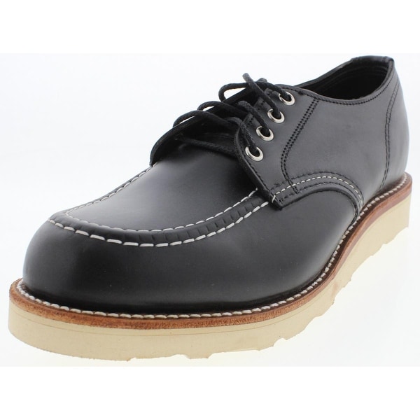 chippewa leather moc toe oxford shoes