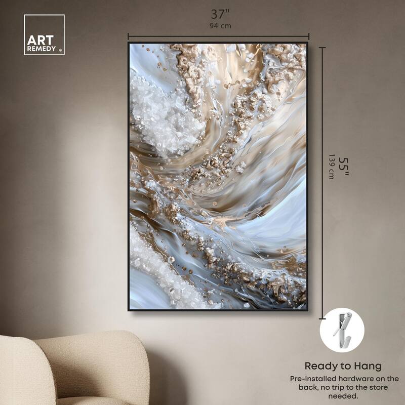 Effervescent Earth III Canvas by Art Remedy