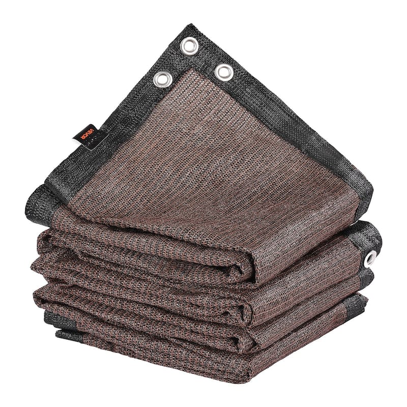 140 GSM HDPE Rectangular Outdoor Shade Cloth with 90%UV Protection Waterproof Sunblock Mesh