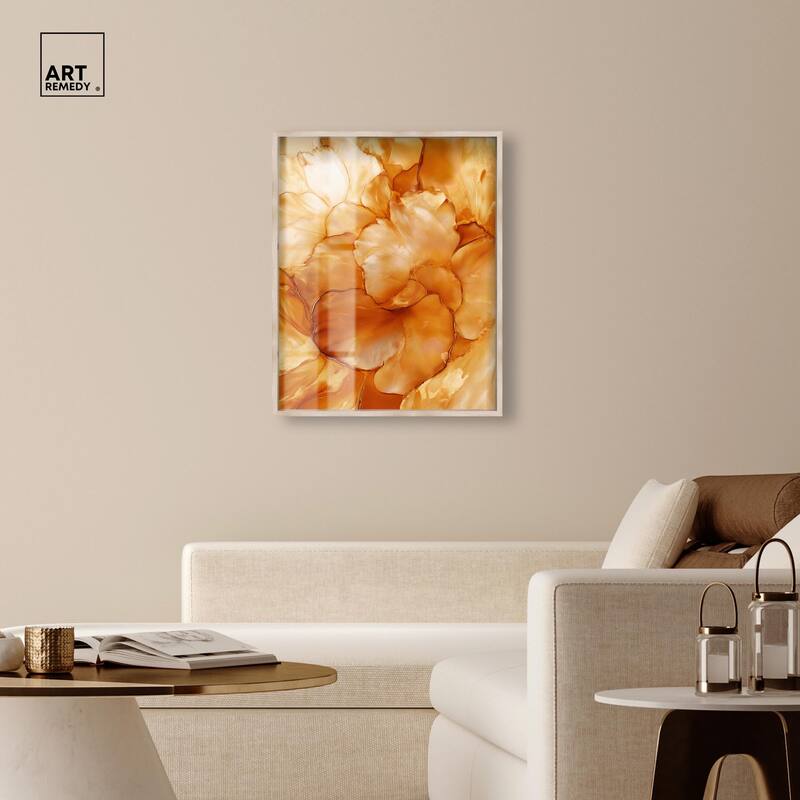 Sunlit Bloom II Shadowbox by Art Remedy