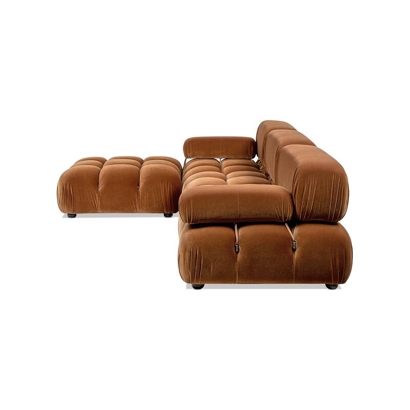 Marcel 109.5" Bubble Modular Modern Reversible Sectional