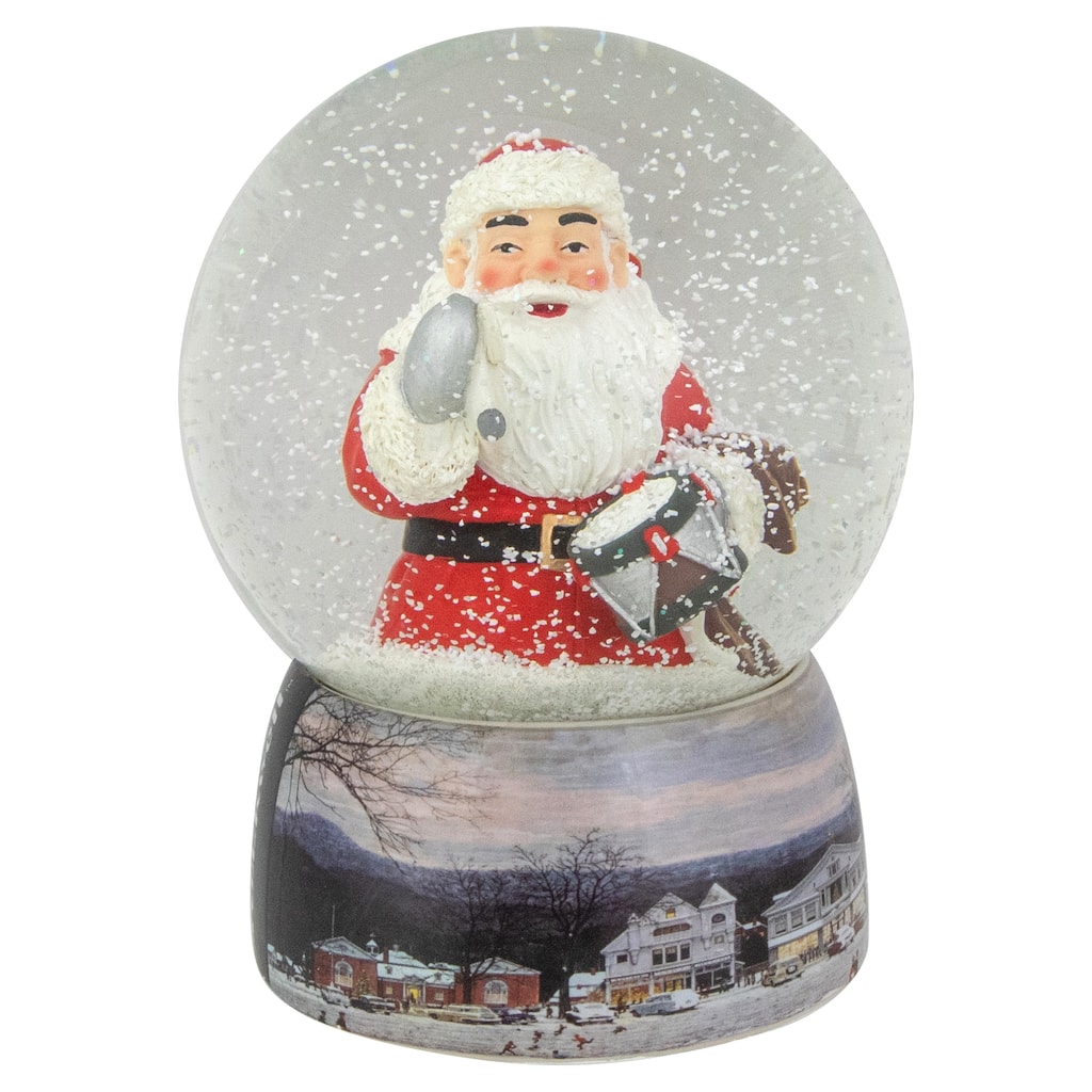 6.5" Norman Rockwell 'A Drum For Tommy' Christmas Snow Globe