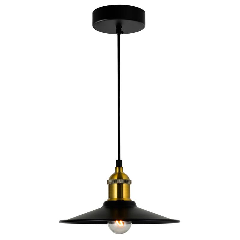 Brave 1 Light Black Mini Pendant - Black