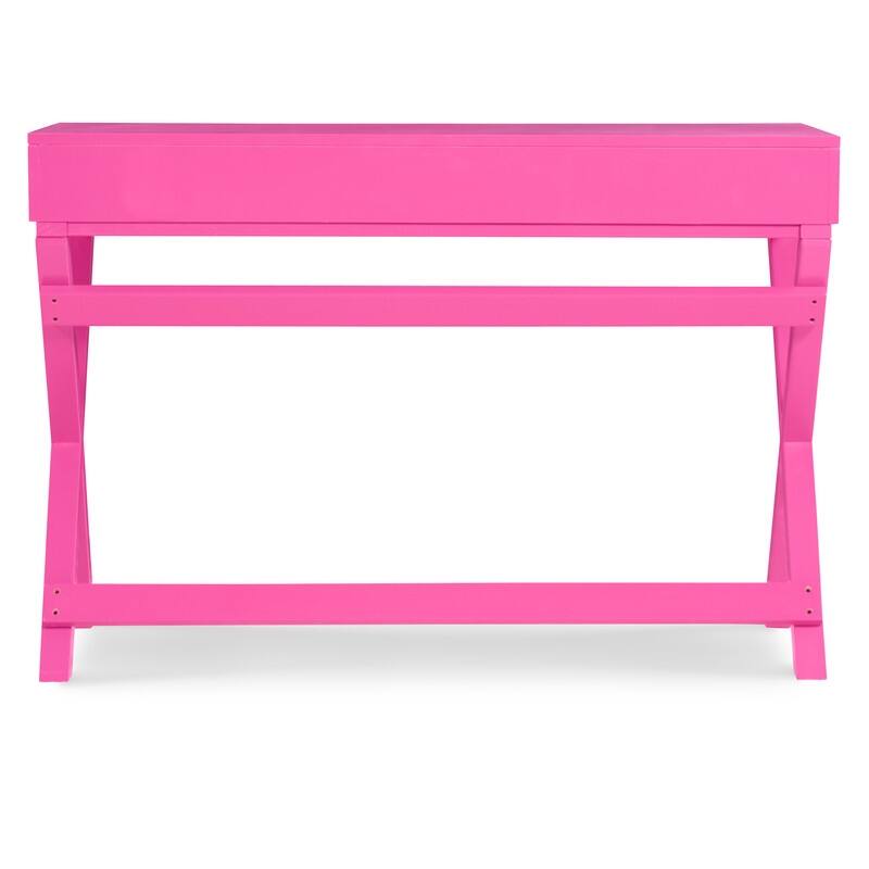 Poppy Rectangular Writing Desk with Storage