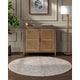 preview thumbnail 4 of 5, Ledford Global Area Rug Medium Gray - 5'3" Round