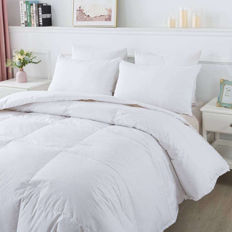 Ruffled Edge Down Comforter