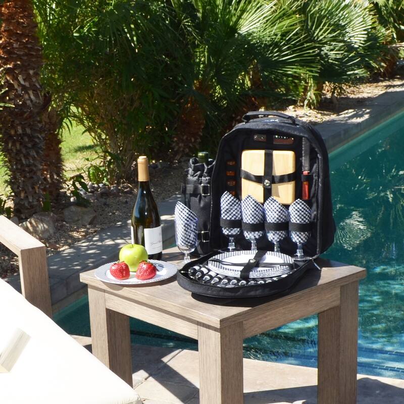 Picnic at Ascot Four Person Equipped Picnic Backpack