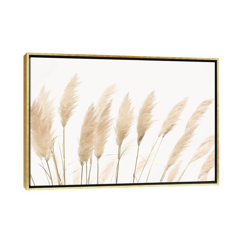 iCanvas "Pampas" by Sisi & Seb Framed Canvas Print - Gold - 32x48