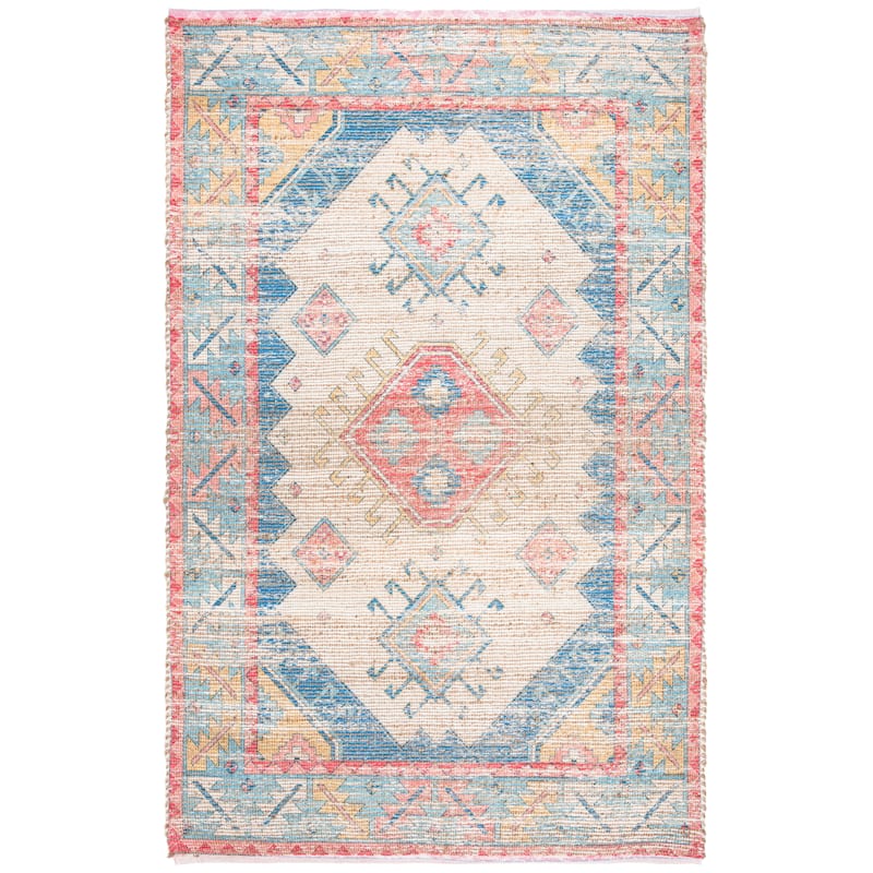 SAFAVIEH Handmade Saffron Miesha Modern Tribal Cotton Rug