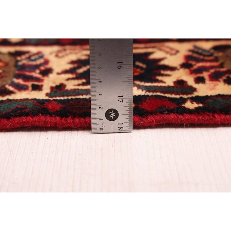 ECARPETGALLERY Hand-knotted Kayseri Vintage Red Wool Rug - 5'3 x 9'9