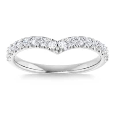 1/3Ct Round Cut Accent Wedding Ring Anniversary Gold Lab Grown