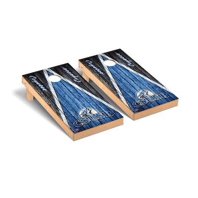 Cal State San Bernardino Coyotes Triangle Cornhole Board Set