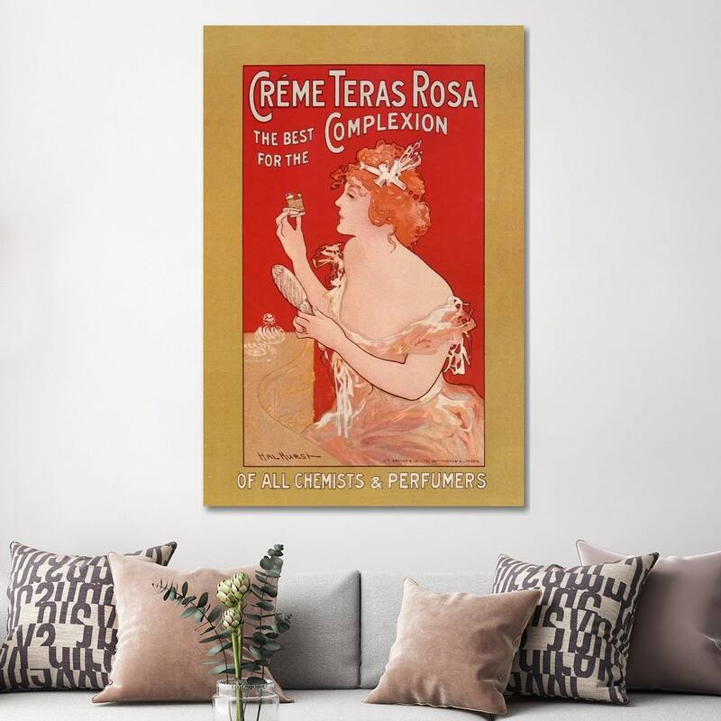 iCanvas "Vintage Ad Poster" by Unknown Artist Canvas Print