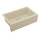 preview thumbnail 11 of 65, Karran Farmhouse/Apron-Front Quartz Single Bowl Kitchen Sink Kit
