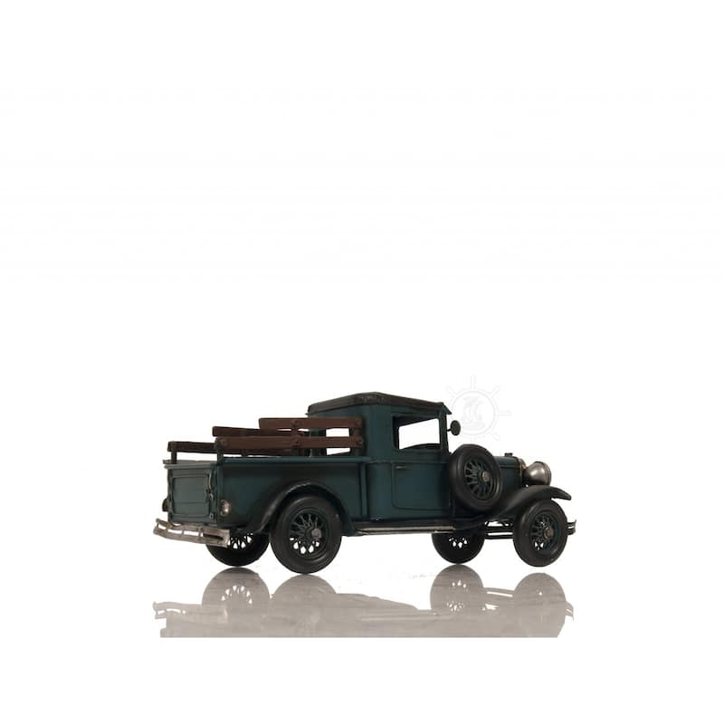 HomeRoots 5" Metal c1928 Ford Model A Pickup Hand Painted Model Truck