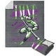 preview thumbnail 25 of 46, Nickelodeon Teenage Mutant Ninja Turtles Silk Touch Sherpa Throw Blanket 50" x 60" - Donnie TMNT