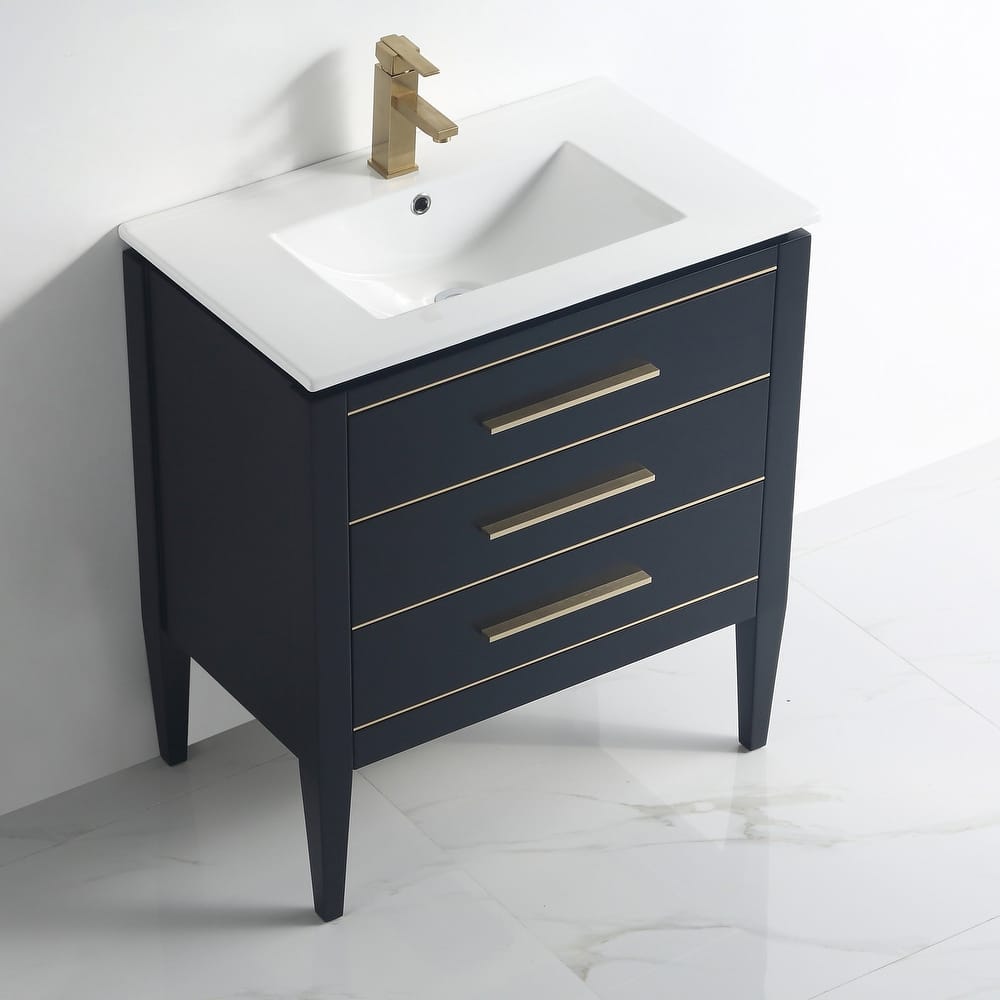 Ayer 30" Single Bathroom Vanity Set - 18D x 30W x 34H