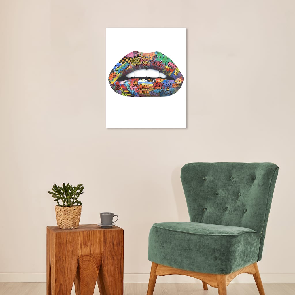 Wynwood Studio Canvas Fashion and Glam Bold and Bright Blue Modern & Contemporary Wall Art Canvas Print