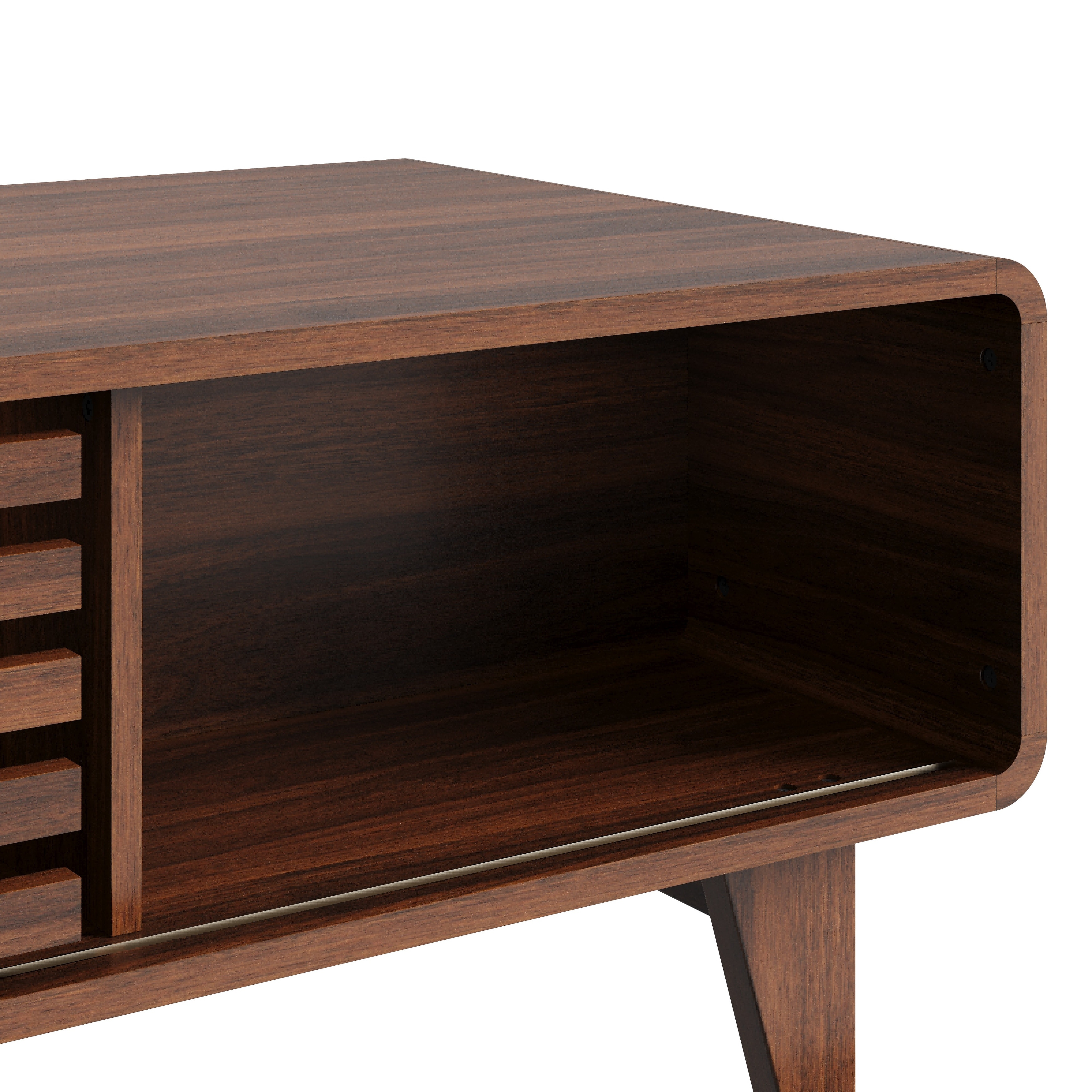 JASIWAY Mid-Century Modern Rectangle Coffee Table - Bed Bath