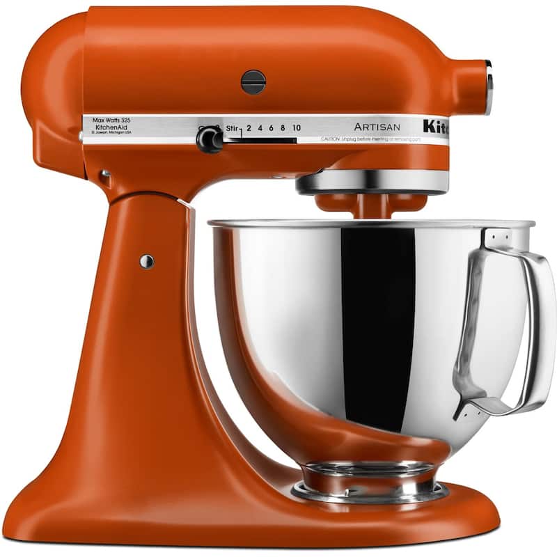 KitchenAid Artisan Series 5 Quart Tilt-Back Head Stand Mixer in Scorched Orange