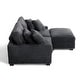 preview thumbnail 68 of 116, Modular Armchair and Ottoman Set with Adjustable Headrest, Flannel Upholstery