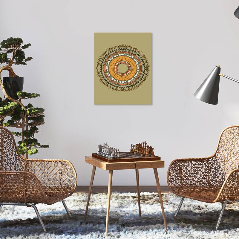 Wynwood Studio Canvas Abstract Four Season Cycles Green Modern & Contemporary Wall Art Canvas Print - 16 x 20