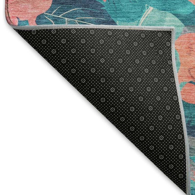 Premium Washable Super Soft Contemporary Floral Mayfield Rug