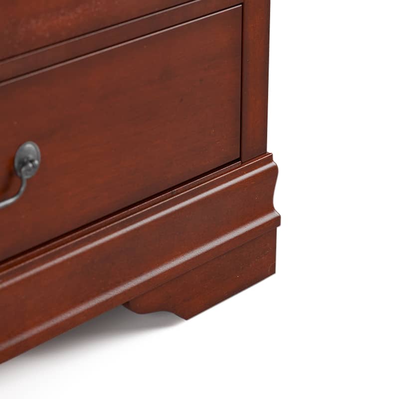 Furniture of America Devi Traditional Solid Wood 5-drawer Chest