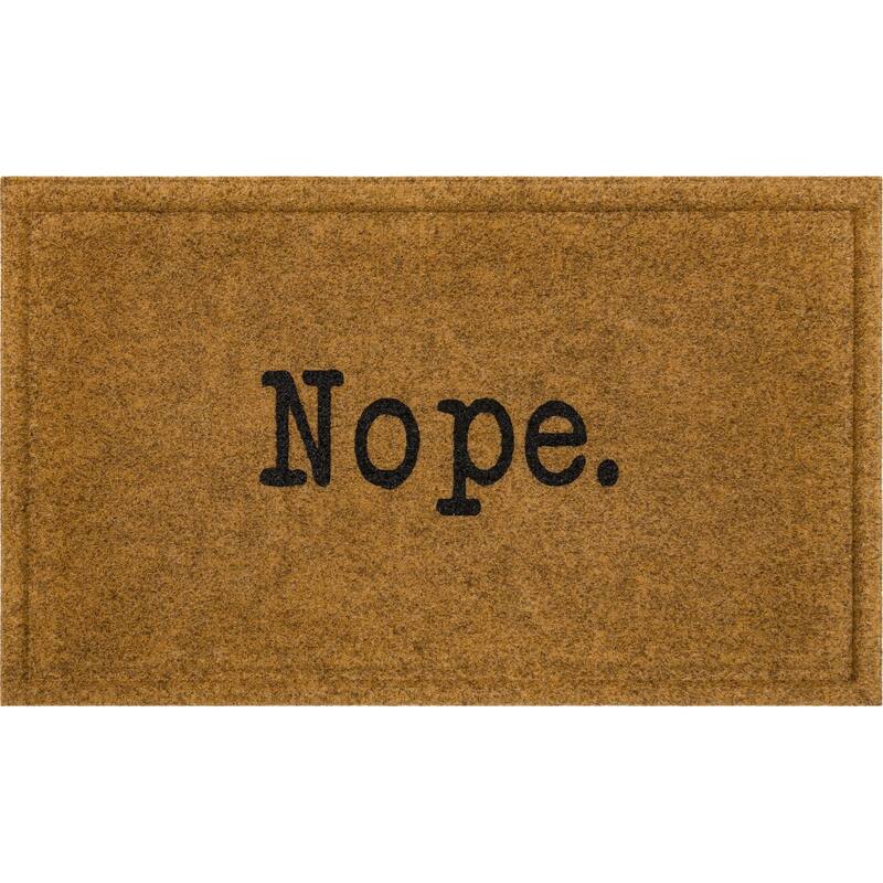Mohawk Home Faux Coir Novelty Impressions Doormat