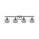 Option Brushed Satin Nickel / Light Smoke Deco Swirl