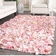 preview thumbnail 51 of 135, SAFAVIEH Handmade Rio Shag Chihoko 3.5-inch Extra Thick Decorative Rug 4' x 6' - Ivory/Pink